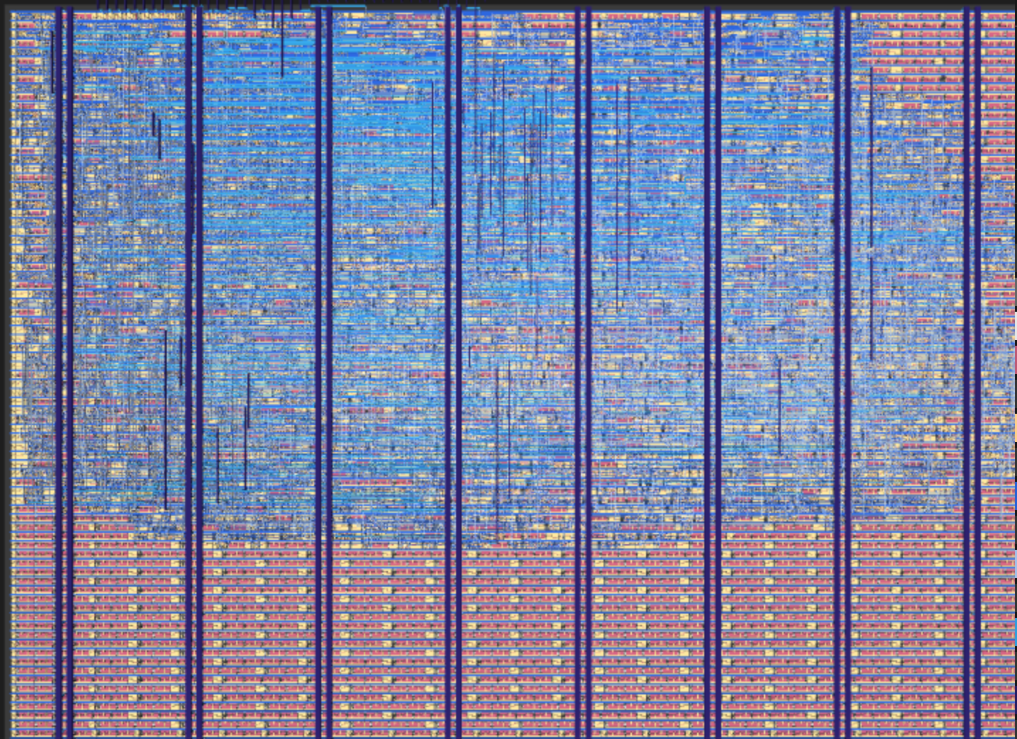 Space Invaders GDS Chip Layout 1