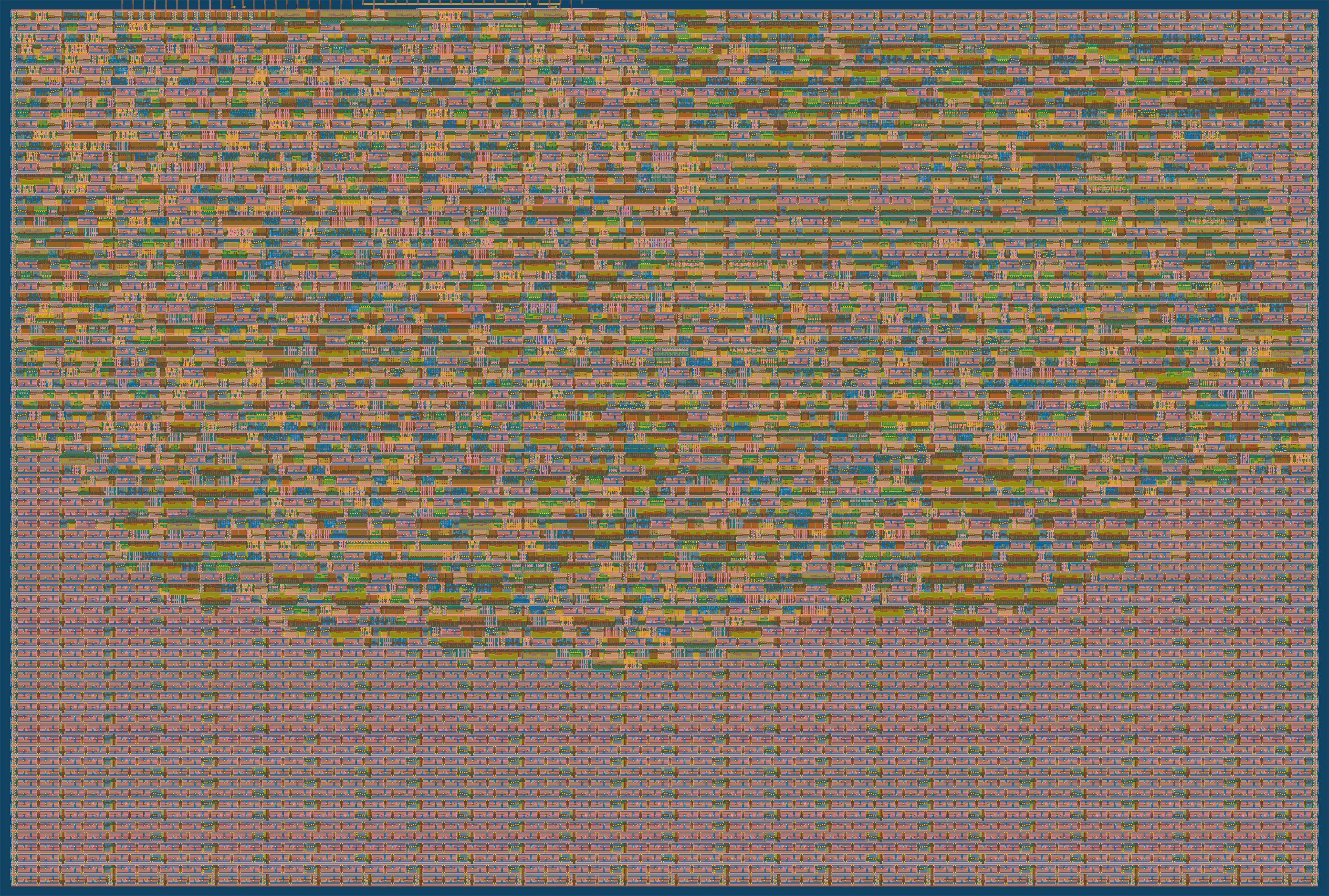 Space Invaders GDS Chip Layout 2